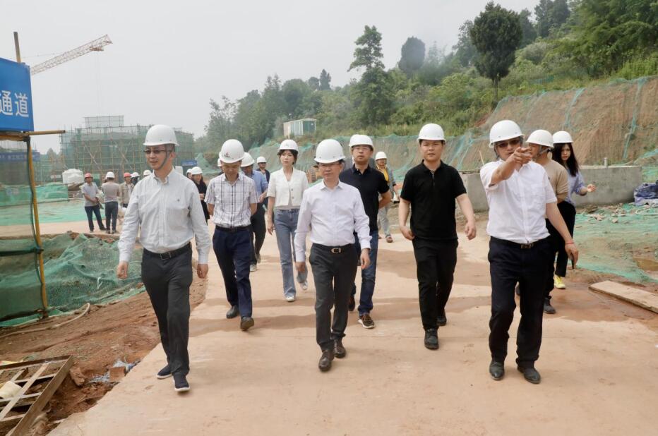 尊龍凱時集團“做大影響力”專責工作組調研聚峰谷項目